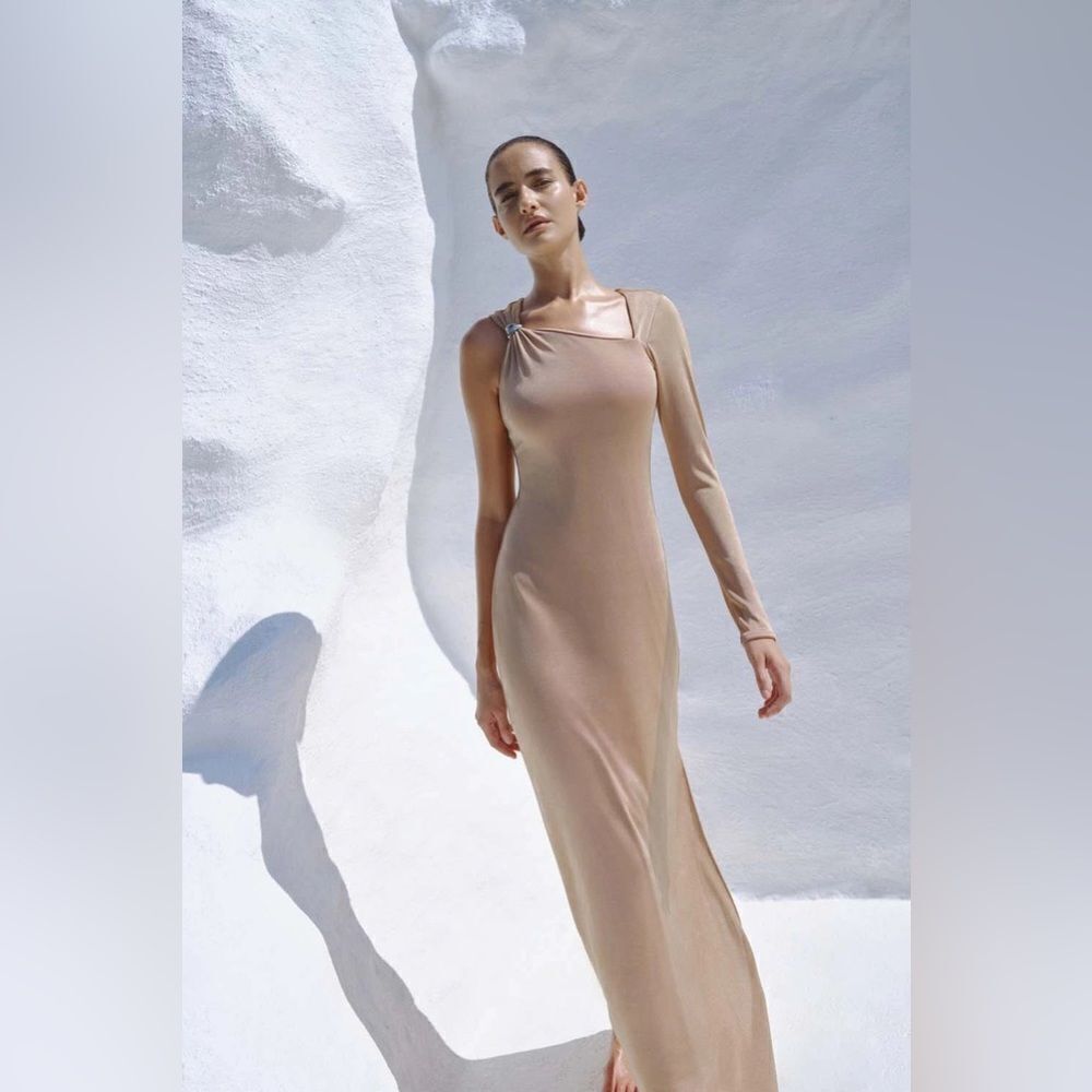 NWT BAOBAB Brooklyn Maxi Dress in Chai - Picture 3 of 14